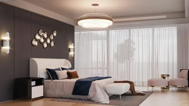 Dormitorio antes de la digitalización, con cama, mesitas de noche, banco y silla